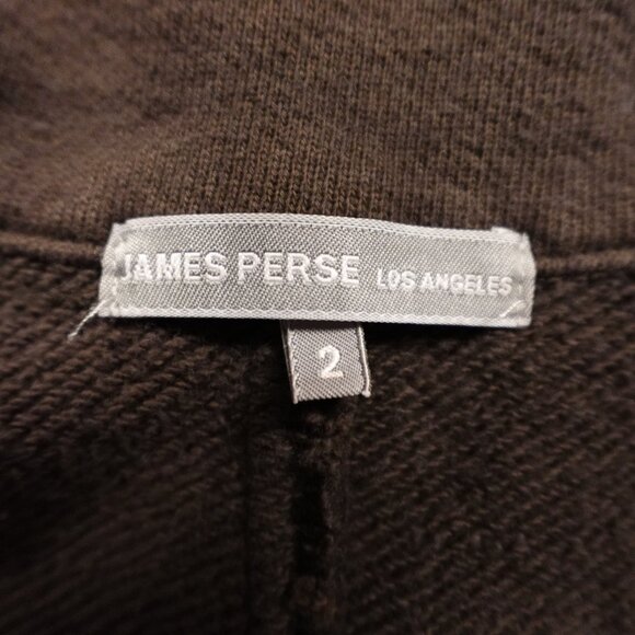 James Perse Cotton Double-Breasted Jacket Women’s Size 2 (Fits Like M 6–8) Brown - Picture 2 of 13